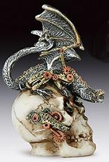 Steampunk Dragon with Skull $4.95