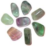 Rainbow Fluorite Tumbled Stones