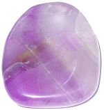 Chevron Amethyst Worry Stone