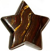 Tiger Eye Star Carving