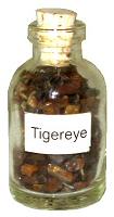 Tiger Eye Gemstone Bottle