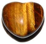 Tiger Eye Heart