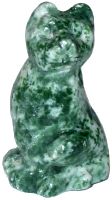 Tree Agate Cat Carving