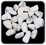 White Howlite Tumbled Stones