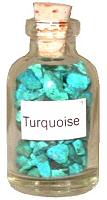 Turquoise Gemstone Bottle