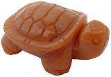 Red Aventurine Turtle Carving