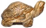 Picture Jasper Turtle Carving