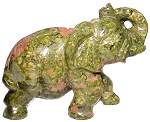 Unakite Carved Elephant