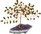 Unakite Gemstone Tree