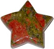 Unakite Star Carving