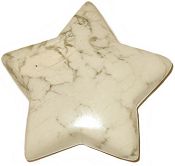 Howlite Star Carving