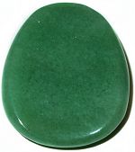Green Quartz Worry Stone
