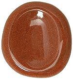 Red Goldstone Worry Stone