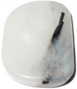 Tourmaline Rutile Worry Stone