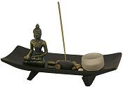 Zen Candle & Incense Holder