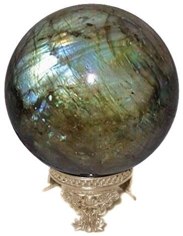 110mm AA Labradorite Sphere