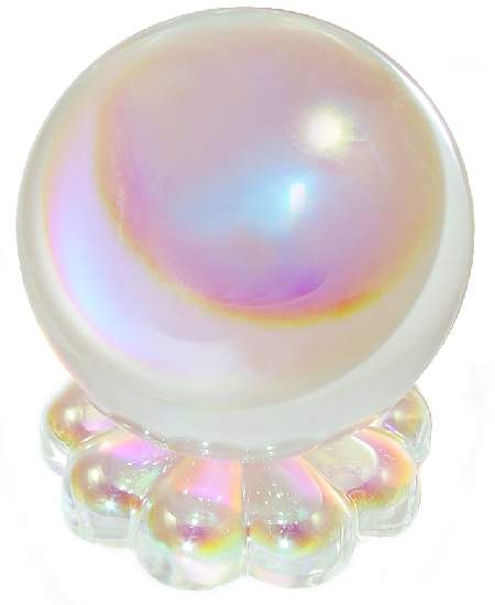 Aurora Borealis Ball & Egg Stand