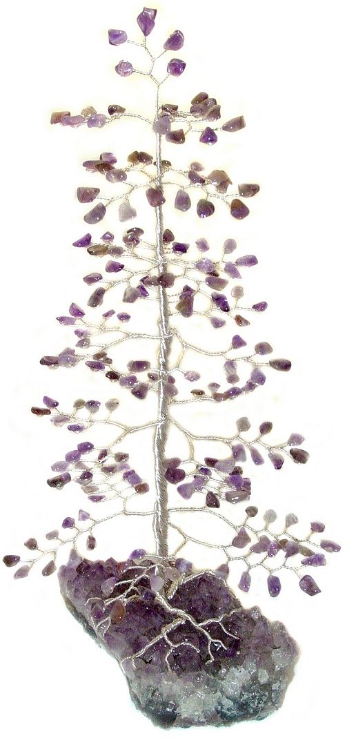 Large Amethyst Gem Tree