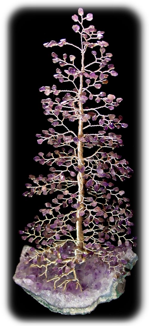 Large Amethyst Gemstone Tree