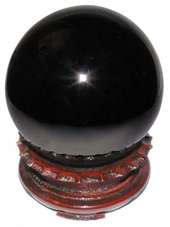 Black Obsidian Sphere