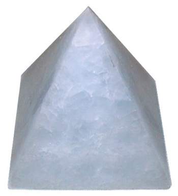 Blue Calcite Pyramid