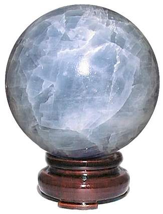 85mm AA Blue Calcite Sphere