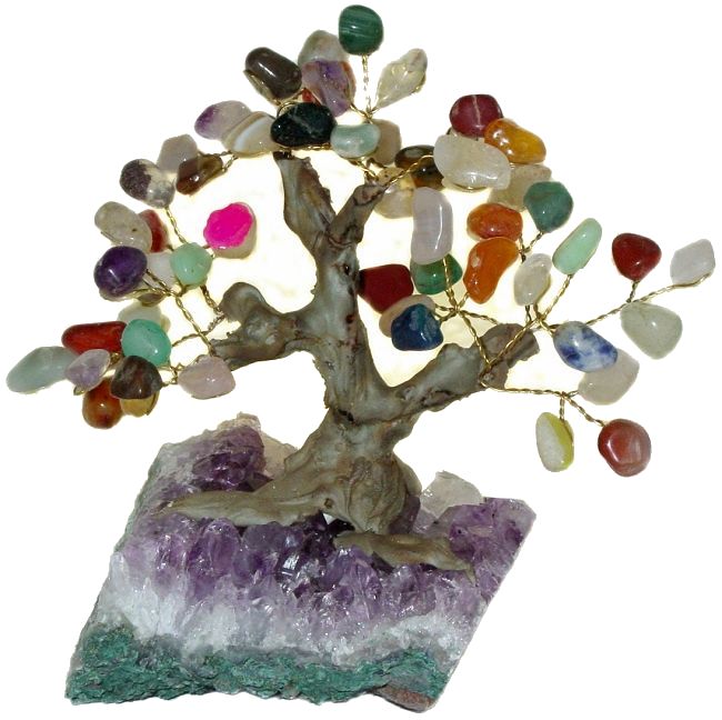 Mixed Gems Gemstone Tree