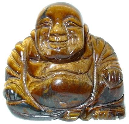 Tiger Eye Buddha Carving