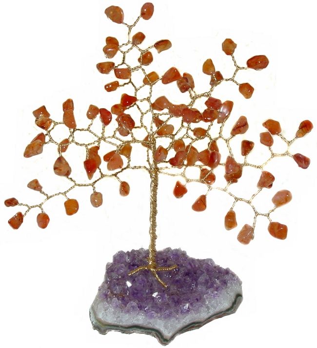 Carnelian Gem Tree