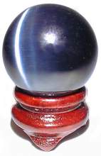 Navy Blue Cat's Eye 40mm Sphere