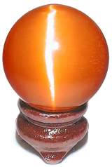 Orange Cat's Eye Sphere