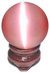 Pink Cat's Eye Sphere