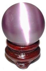 Purple Cat's Eye Sphere