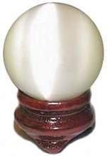 White Cat's Eye Sphere