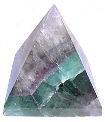 Gem Fluorite Pyramid