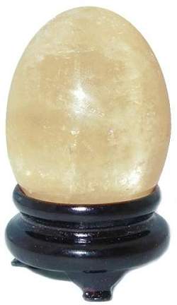 Gold Calcite Egg
