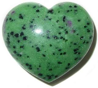 Green Zoisite Heart 