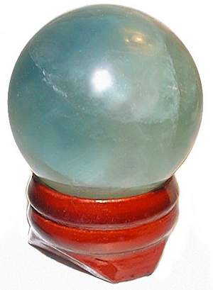 Green Fluorite Sphere 