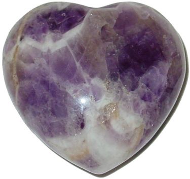 Large Amethyst Hearts
