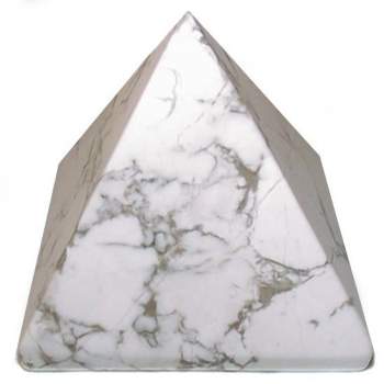 White Howlite Pyramid