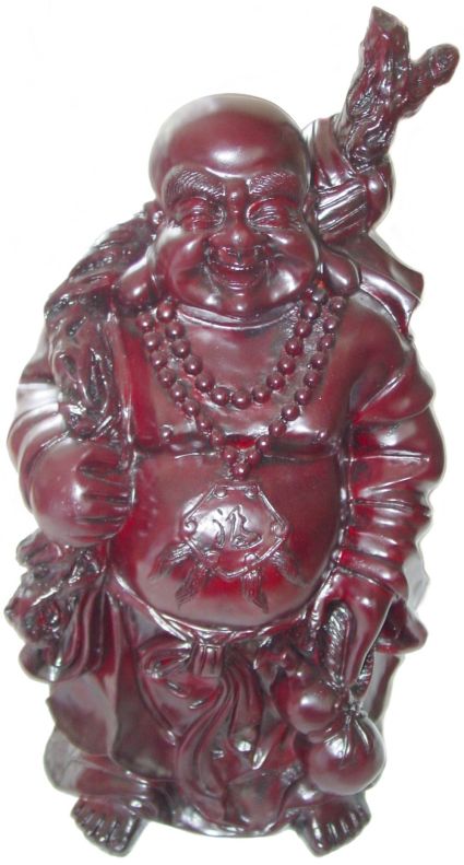 18" H Lucky Buddha Statue