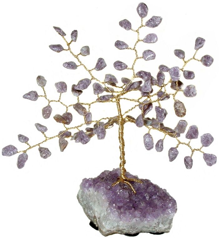 Lepidolite Gemstone Tree $32.95 l US Made l Free US Ship w/$50