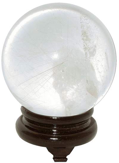 Rutilated Quartz Sphere