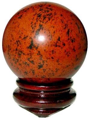 Mahogany Obsidian Sphere