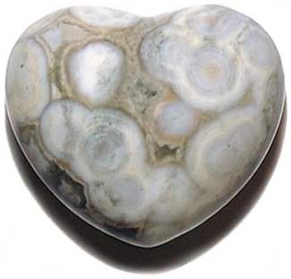 Ocean Jasper  Heart