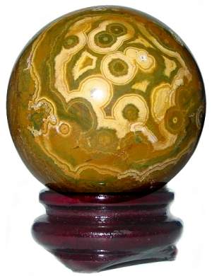 Ocean Jasper Geode Sphere