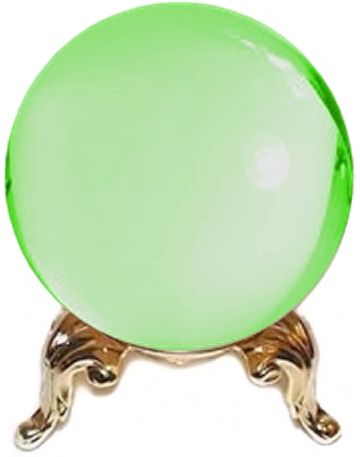 Light Green Crystal Ball
