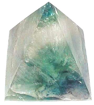 Green Fluorite Pyramid