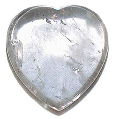 Clear Quartz Heart