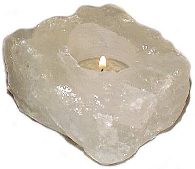 Quartz Candle Holder 